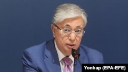 Kazakh President Qasym-Zhomart Toqaev (file photo)