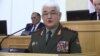 Tajik Defense Minister Sherali Hairulloev, shown appearing in parliament on October 1, was replaced "due to health issues."