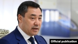 Садыр Жапаров, президент. 