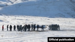 Кыргызстандын Куралдуу күчтөрүнүн аскерлеринин машыгуусу. 9-декабрь, 202-жыл.