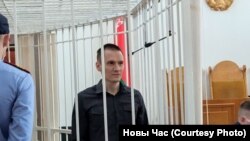 Мікола Дзядок у судзе ў чэрвені 2021 году