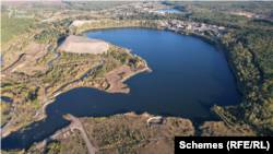 Пинязевицький кар’єр, його почало затоплювати ще у 2021 році