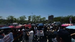 «Սա տնտեսական տեռոր է Հայաստանի կոնյակագործության հանդեպ». Բողոքի ակցիա Վրաստանի դեսպանատան մոտ