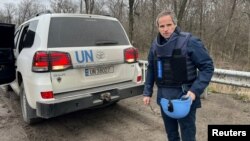 IAEA Director-General Rafael Grossi travels to the Zaporizhzhya plant in March.