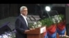 Armenia -- President Serzh Sarkisian delivers a speach during a campaign meeting in Yerevan, 15Feb2013