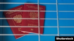 Орусиянын паспорту. Иллюстрациялык сүрөт.