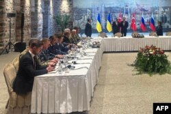 Дэлегацыя Ўкраіны на перамовах у Стамбуле