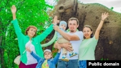 Мунир Исянгильдин с семьей