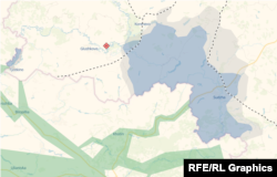Размеры подконтрольной ВСУ территории Курской области по состоянию на 31 августа 2024 года