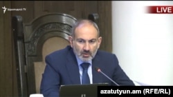 Վարչապետ Նիկոլ Փաշինյանը կառավարության նիստի ժամանակ, Երևան, 10-ը հոկտեմբերի, 2019թ․