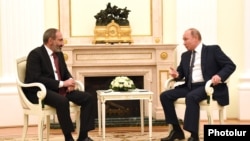 Ռուսաստանի նախագահի և Հայաստանի վարչապետի նախորդ հանդիպումը Կրեմլում, Մոսկվա, 13-ը հունիսի, 2018թ․