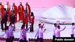 Варзишгарони тоҷик дар маросими ифтитоҳи Бозиҳои III осиёии наврасон дар Баҳрайн