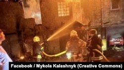 Наслідки одного з попередніх ударів на Київщині, липень 2025 року