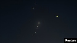 Небо над столицею Катару Дохою ввечері 23 червня 2025 року