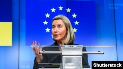 BELGIUM – EU High Representative for Foreign Affairs and Security Policy Federica Mogherini. Brussels, 17 December 2018