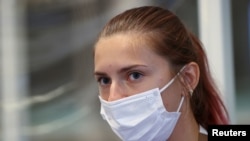 Кристина Тимановская, Олимпиададан соң Польшадан башппанек тапкан беларусиялык жөө күлүк.  