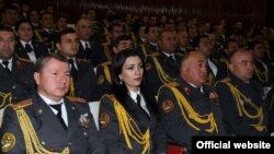 Празднование дня милиции в Душанбе, 2014 год. 