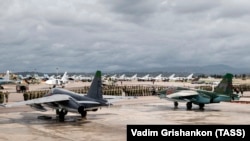 Сириядагы орус аскер учактары. 15-март, 2016-жыл.