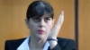 Laura Codruta Koevesi speaks during an interview with the Associated Press in Bucharest on October 4.