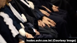 Судьи ЕСПЧ в мантиях