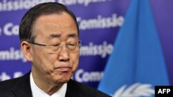 Генеральний секретар Організації об’єднаних націй Пан Ґі Мун на саміті з питань справедливого доступу всього людства до джерел енергії, Брюссель, 16 квітня 2012 року