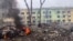 Наслідки обстрілу дитячої лікарні та пологового будинку в Маріуполі Донецької області, 9 березня 2022 року