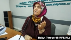 Рейхан Инанды на пресс-конференции, 3 июня 2021 года.