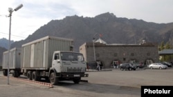 Армения - Мегринский КПП на границе с Ираном