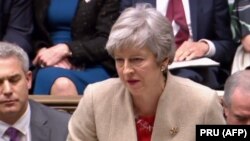 Մեծ Բրիտանիա - Վարչապետ Թերեզա Մեյը խորհրդարանում, մարտ, 2019թ․