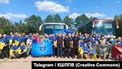 Вызваленыя 14 жніўня ўкраінскія вайскоўцы