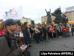 Митинг в защиту башня Шухова