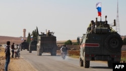 Սիրիա - Ռուսական զինված ուժերի զինտեխնիկան մտնում է Քոբանի, 23-ը հոկտեմբերի, 2019թ․