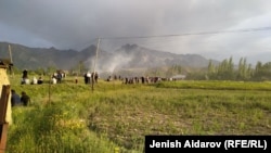 Сох менен чектешкен Чечме айылындагы чатак. Архив. 31-май, 2020-жыл. 