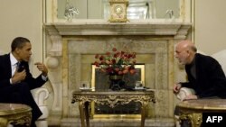 دیدار حامد کرزی با اوباما