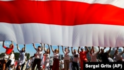 Минскидеги бийликке каршы жүрүш, 16-август 2020-жыл. 