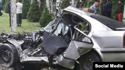 Бишкектеги жол кырсыктарынан тартылган сүрөт. Сүрөттүн окуяга тиешеси жок