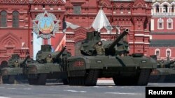 Ռուսաստան - Հաղթանակի տոնին նվիրված զորահանդեսը Մոսկվայում, 9-ը մայիսի, 2016թ․