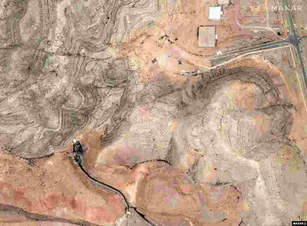 Дослідницький центр ядерних технологій в Ісфагані 20 червня до удару США і 22 червня після бомбардування