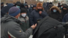 A protest in Kokshetau, Kazakhstan on January 25.