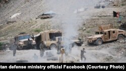 آرشیف، نیروهای افغان حین اجرای عملیات نظامی