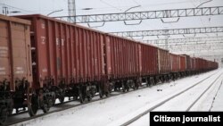 "Sariog‘och" stansiyasida tashlab ketilgan vagonlar.