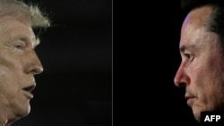 Дональд Трамп і Ілан Маск, каляж