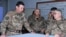 Nagorno-Karabakh -- Major-General Jalal Harutiunian (L) at a staff exercise in Stepanakert, February 20, 2020.