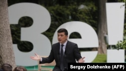 Зеленський під час пресконференції з нагоди першої річниці президентства, 20 травня 2020 року