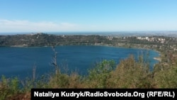 Панорама озера Альбано