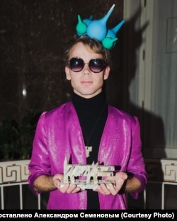 Александр Семенов на вручении премии журнала "Собака"