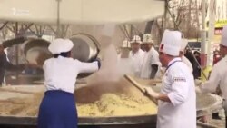 Бишкекте 1464 килограммдык бешбармак жасалды