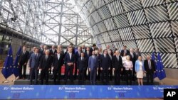 Еуропа одағы саммитіне қатысушылар. Брюссель,  Бельгия, 23 маусым 2022 жыл.