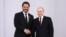 Opera singer Ildar Abdrazakov (left) and Russian President Vladimir Putin (file photo)