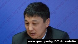 Эркин күрөш боюнча улуттук курама команданын башкы машыктыруучусу Руслан Мажинов.